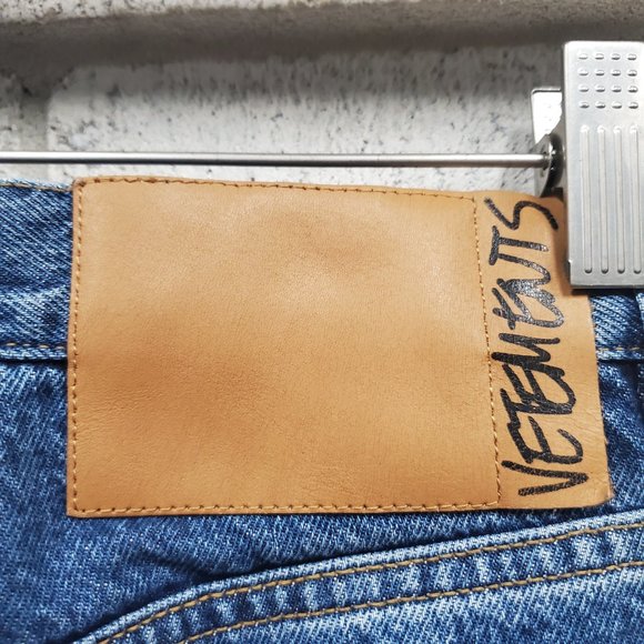 Vetements Denim Jeans Size XS 26" Waist - Picture 3 of 6